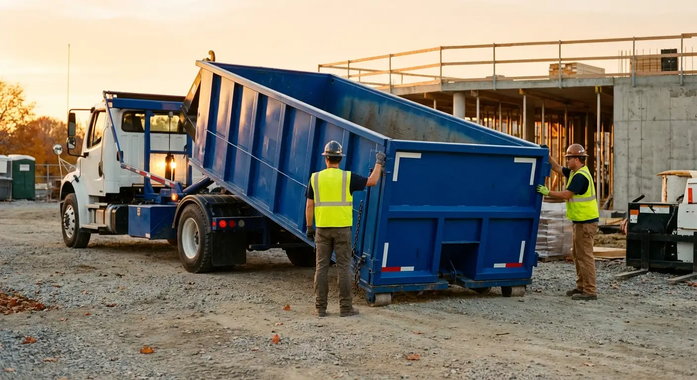 Commercial dumpster rental delivery in Kennewick, WA