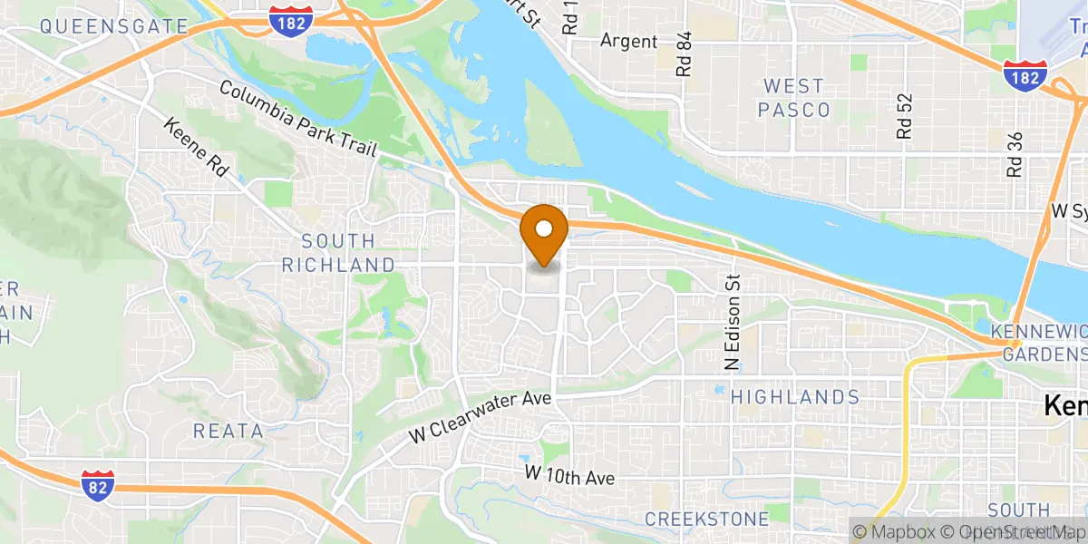 neighborhood map in Kennewick, WA