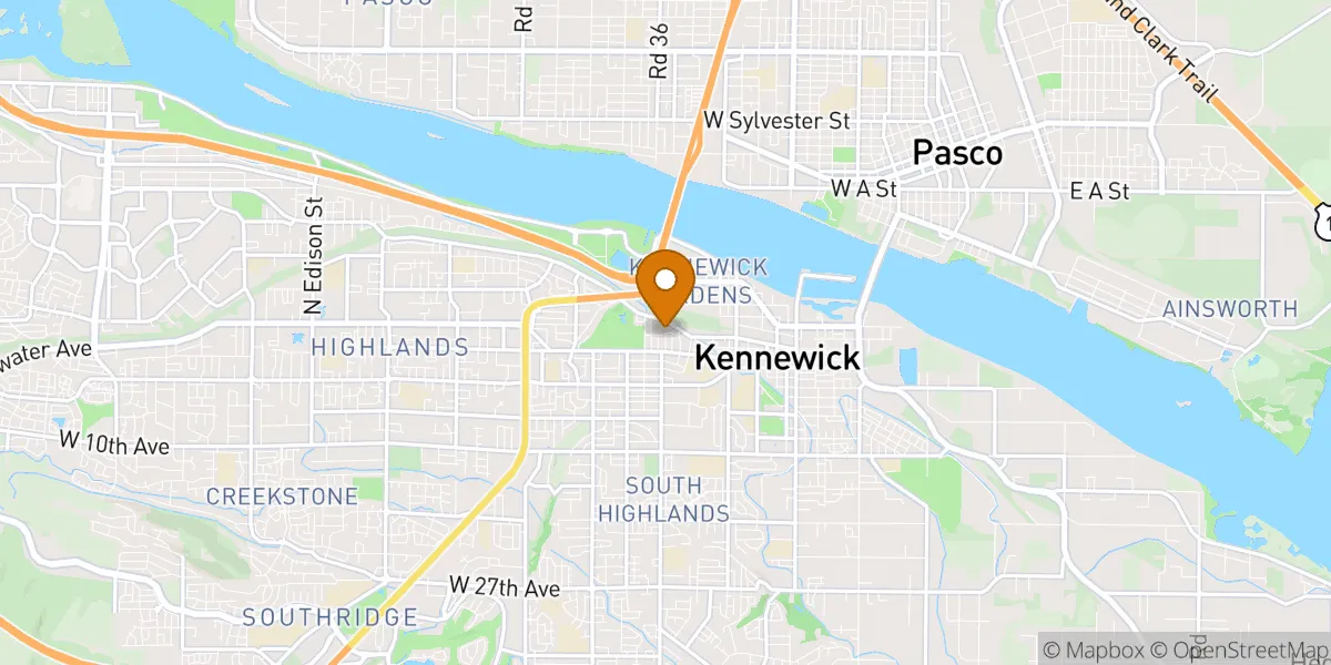Kennewick neighborhood map in Kennewick, WA